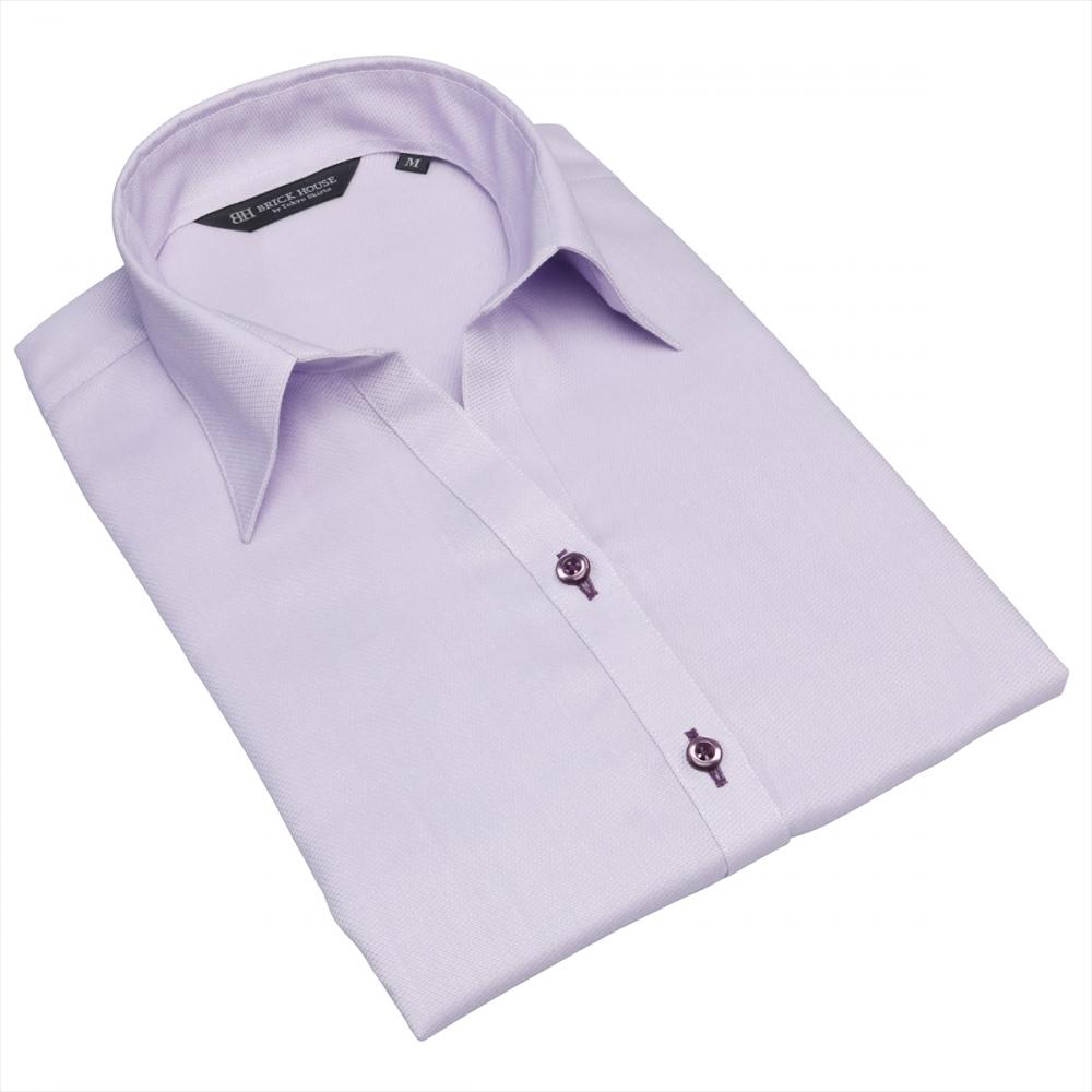 スキッパー 七分袖 形態安定 レディースシャツ