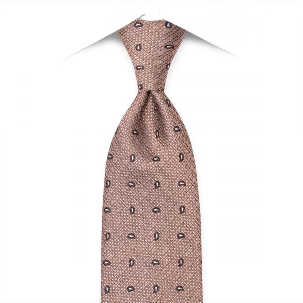ネクタイ 日本製 絹100% 丹後織 ピンク ビジネス フォーマル