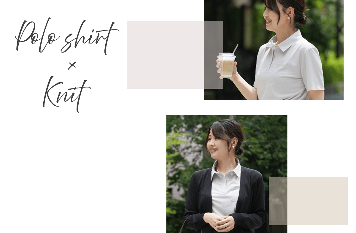 POLO SHIRT × KNIT