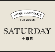 SATURDAY 土曜日