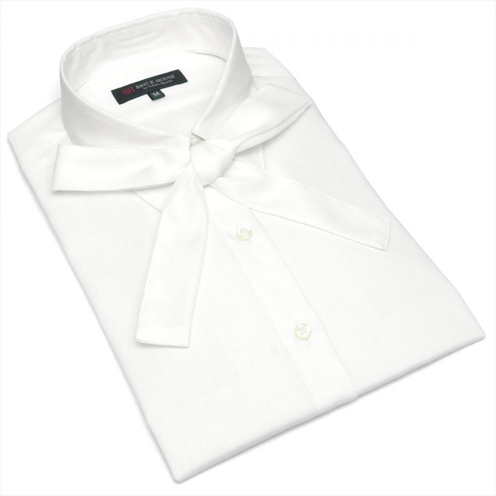 【SUPIMA】 レギュラー 七分袖 形態安定 レディースシャツ 綿100%