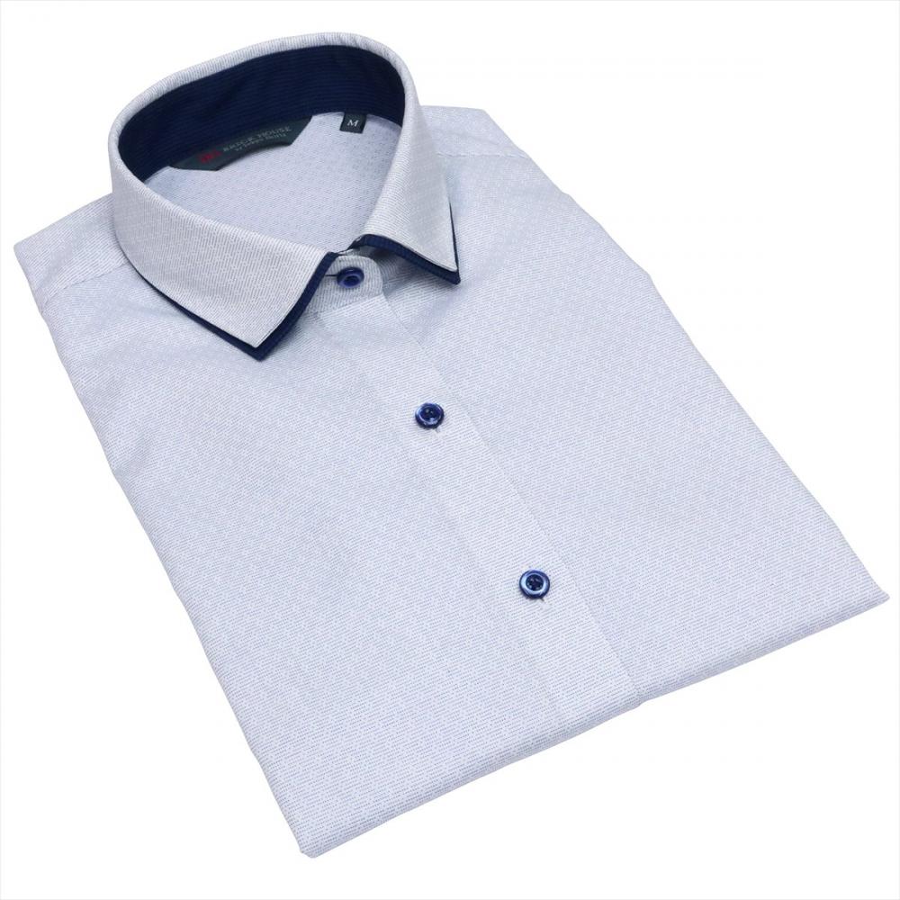 ワイド 七分袖 形態安定 レディースシャツ 綿100%
