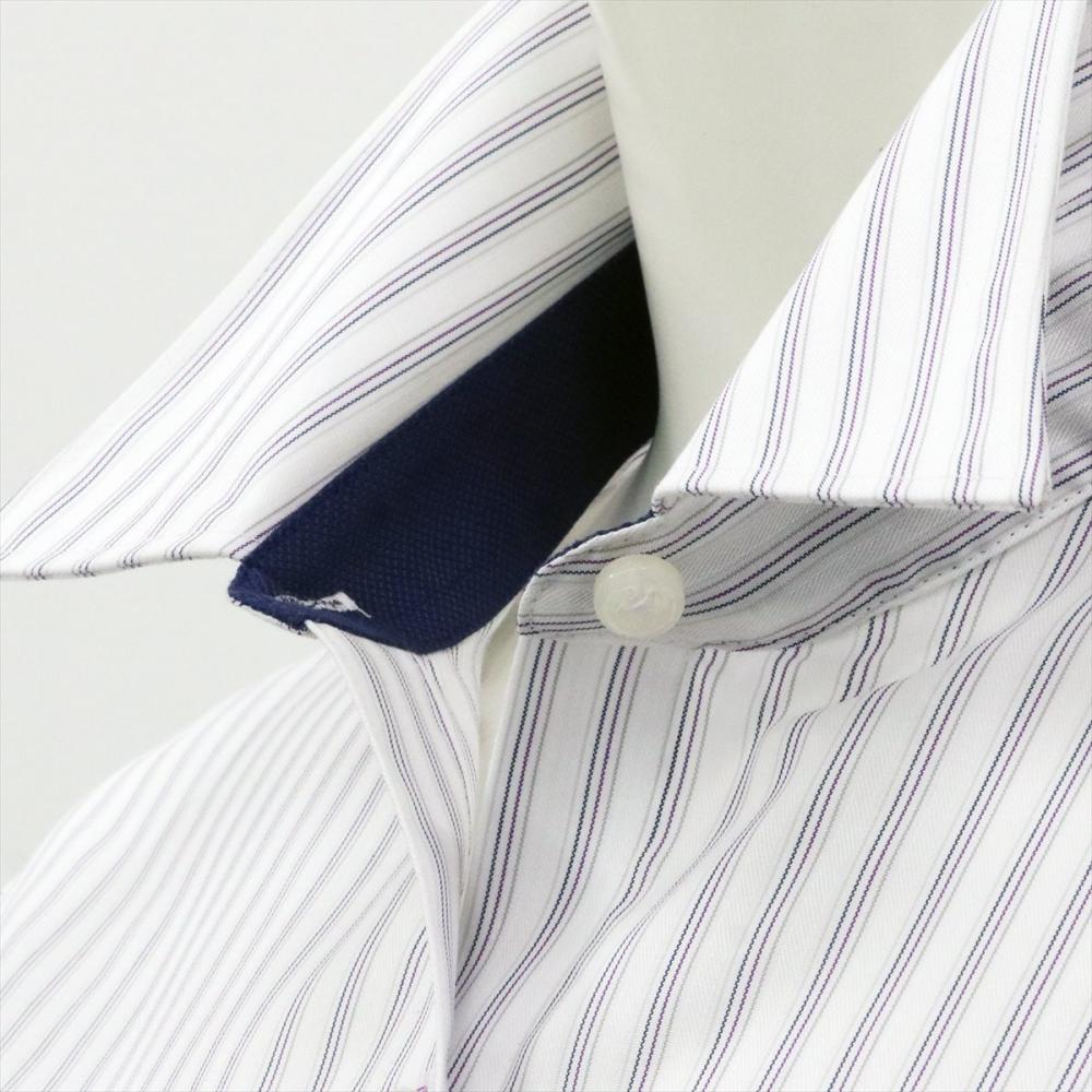 レギュラー 七分袖 形態安定 レディースシャツ 綿100%