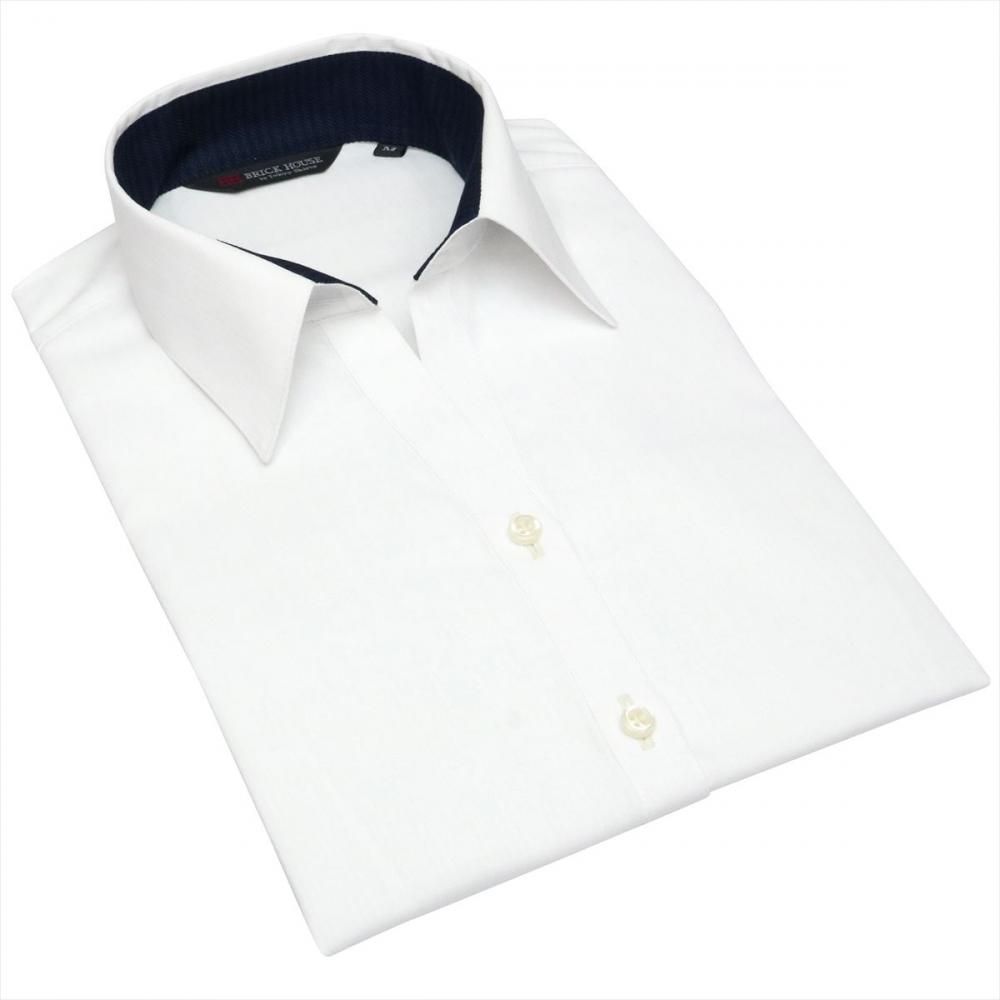 【透け防止】 スキッパー 七分袖 形態安定 レディースシャツ