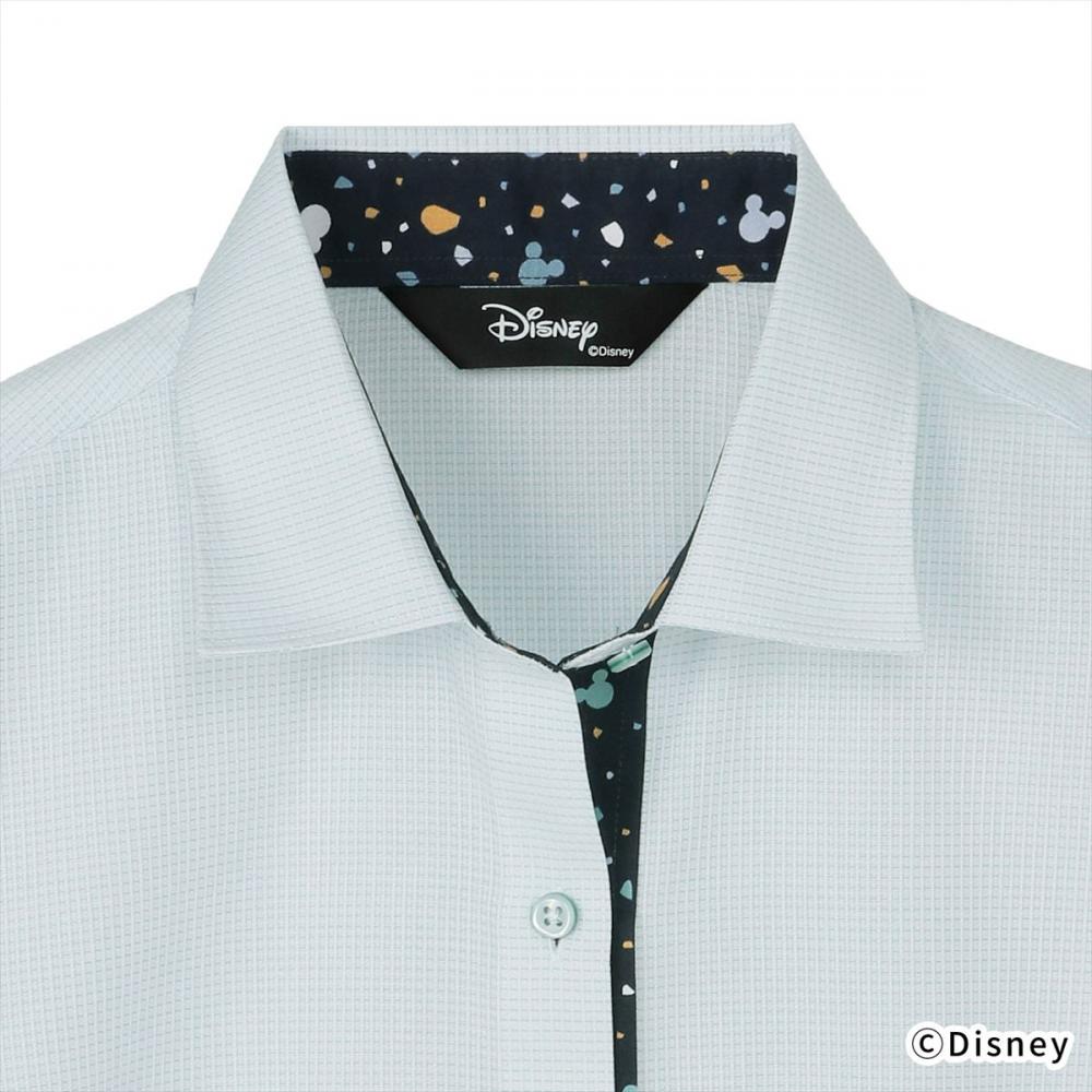 【ディズニー】 ワイド 長袖 形態安定 レディースシャツ