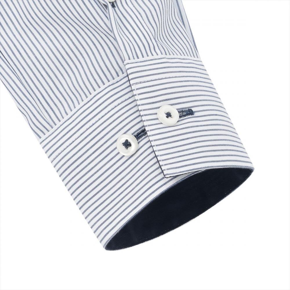 【超形態安定】 スキッパー 長袖 形態安定 綿100% レディースシャツ