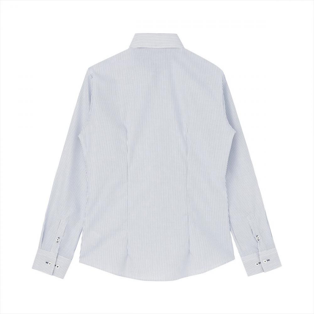 【超形態安定】 スキッパー 長袖 形態安定 綿100% レディースシャツ