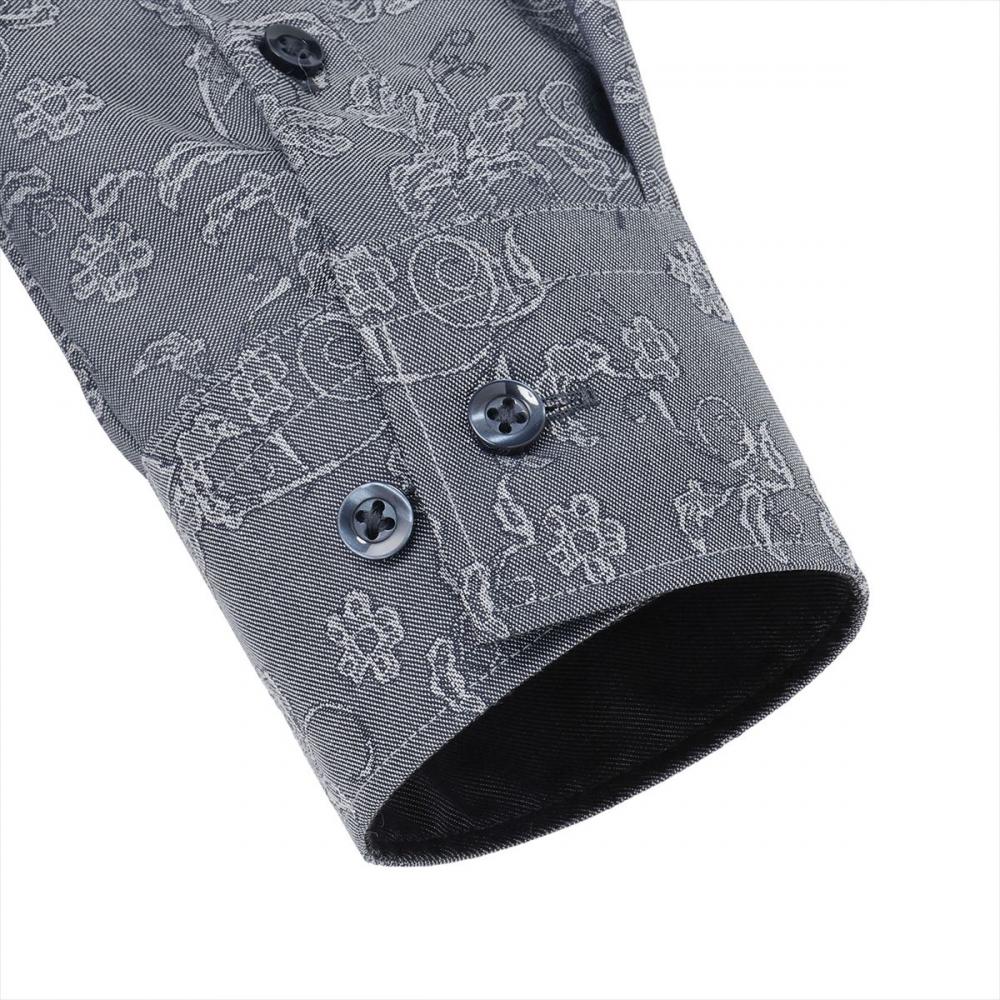 【超形態安定】 ワイド 長袖 形態安定 綿100% レディースシャツ