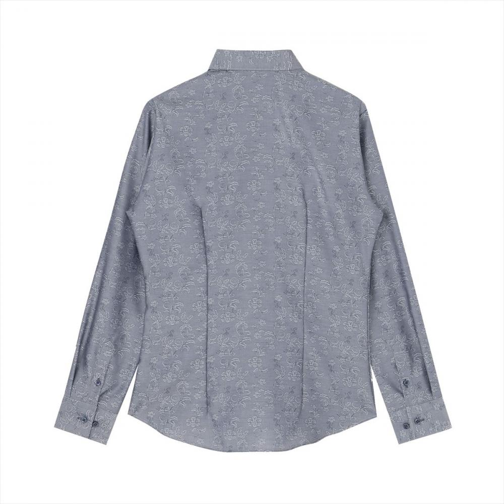 【超形態安定】 ワイド 長袖 形態安定 綿100% レディースシャツ