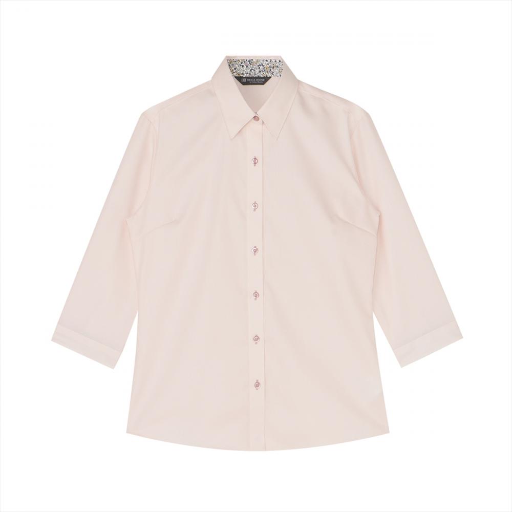 【超形態安定】 レギュラー 七分袖 形態安定 綿100% レディースシャツ