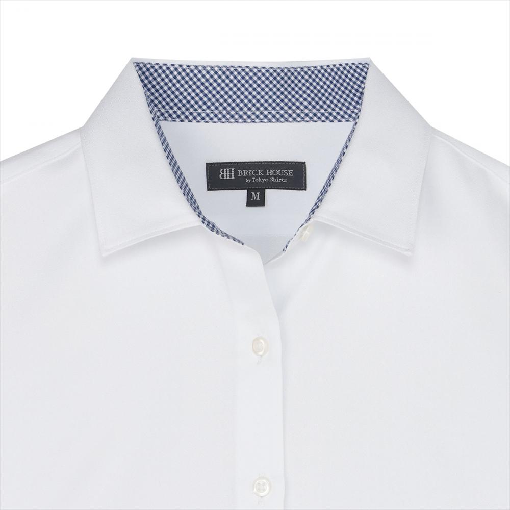 【COFREX】 ワイド 長袖 形態安定 レディースシャツ