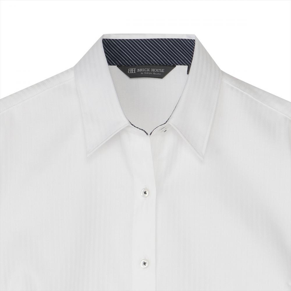 【超形態安定】 レギュラー 七分袖 形態安定 綿100% レディースシャツ