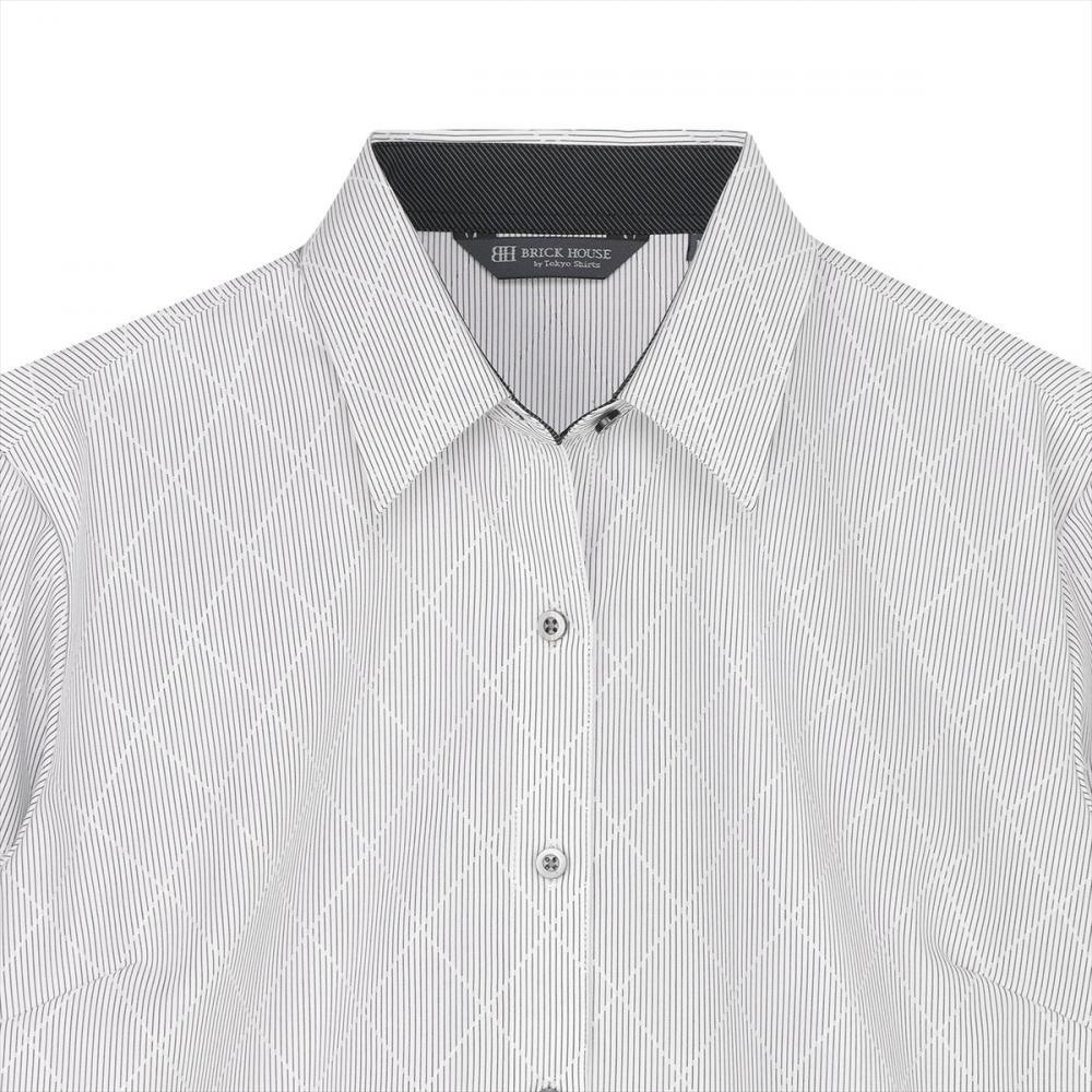 【超形態安定】 レギュラー 七分袖 形態安定 綿100% レディースシャツ