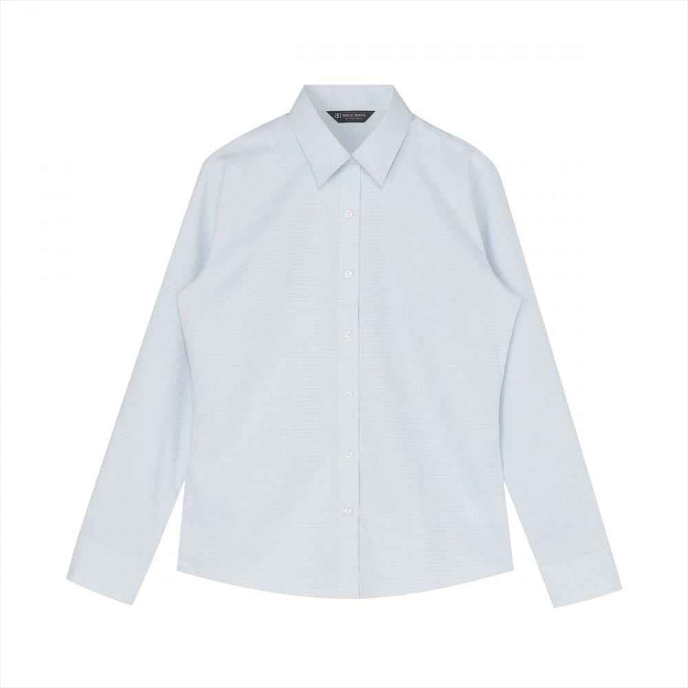 【透け防止】 レギュラー 長袖 形態安定 レディースシャツ