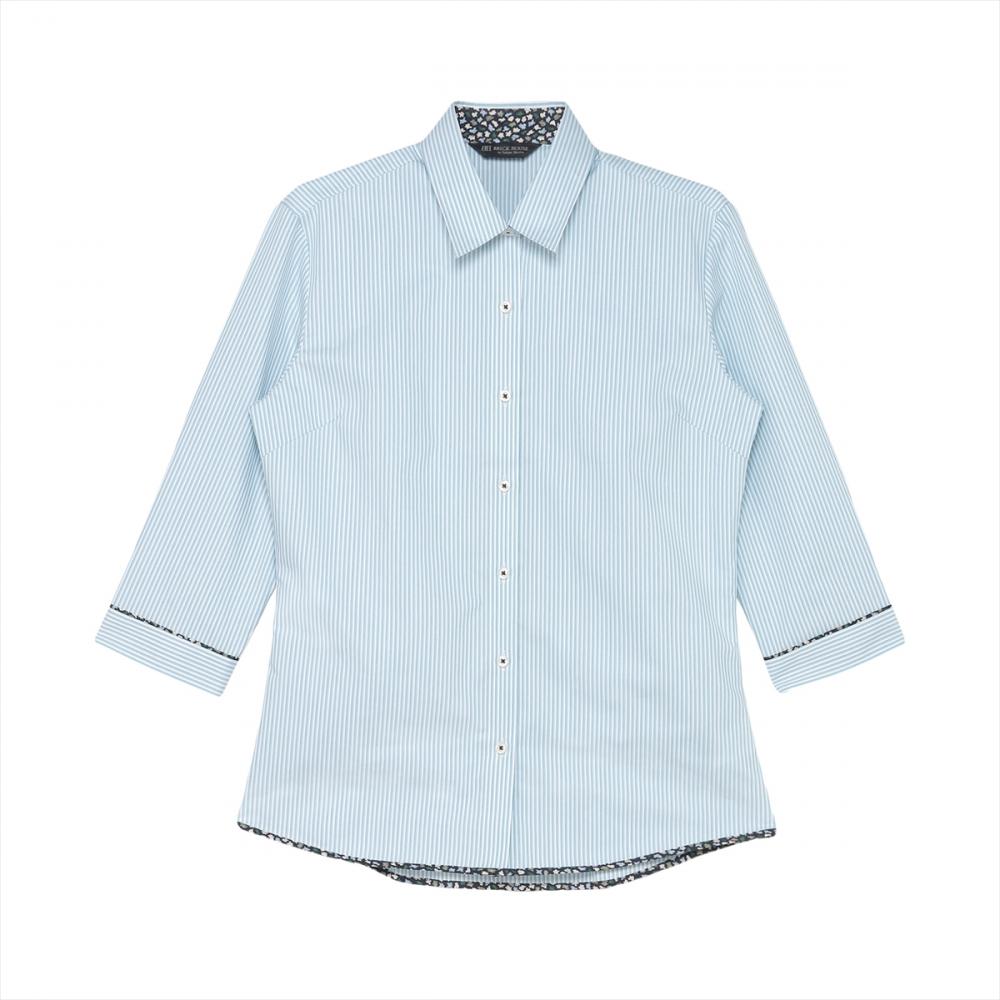 【透け防止】 レギュラー 七分袖 形態安定 レディースシャツ