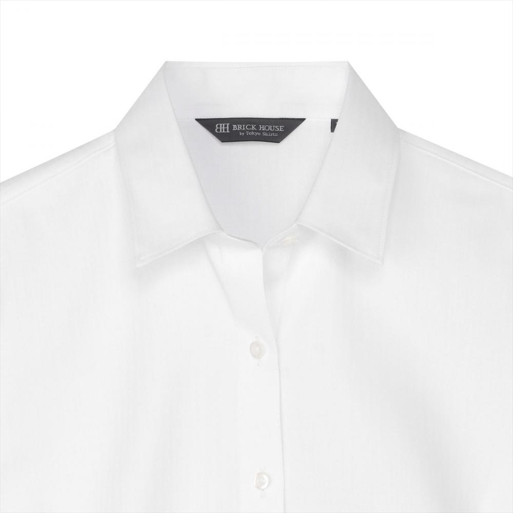 【透け防止】 レギュラー 七分袖 形態安定 レディースシャツ