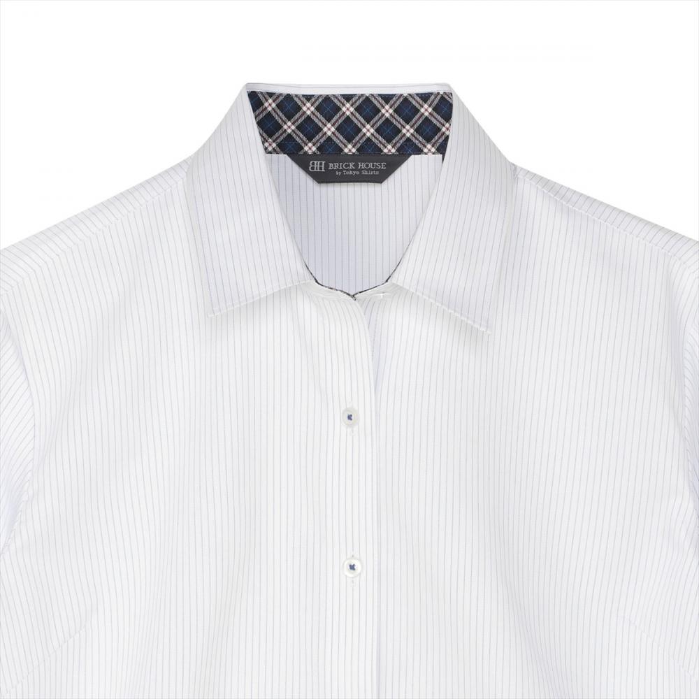 【透け防止】 レギュラー 七分袖 形態安定 レディースシャツ