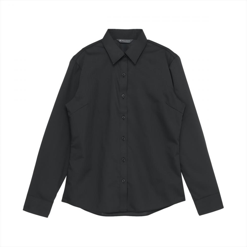 【透け防止】 レギュラー 長袖 形態安定 レディースシャツ