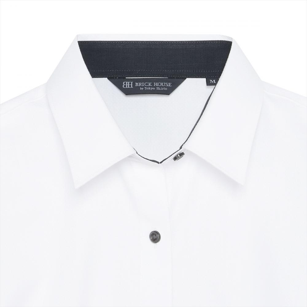 【透け防止】 レギュラー 長袖 形態安定 レディースシャツ