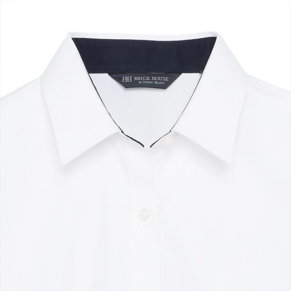 【透け防止】 レギュラー 長袖 形態安定 レディースシャツ