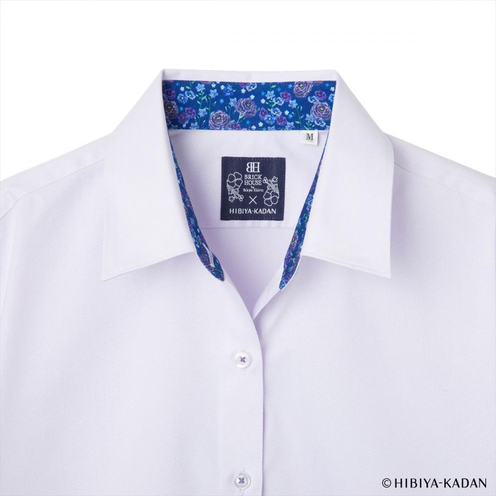 【販売開始前　購入不可　購入した際はキャンセルします】【TOKYO SHIRTS×HIBIYA KADAN】 透け防止 レギュラー 長袖 形態安定 レディースシャツ