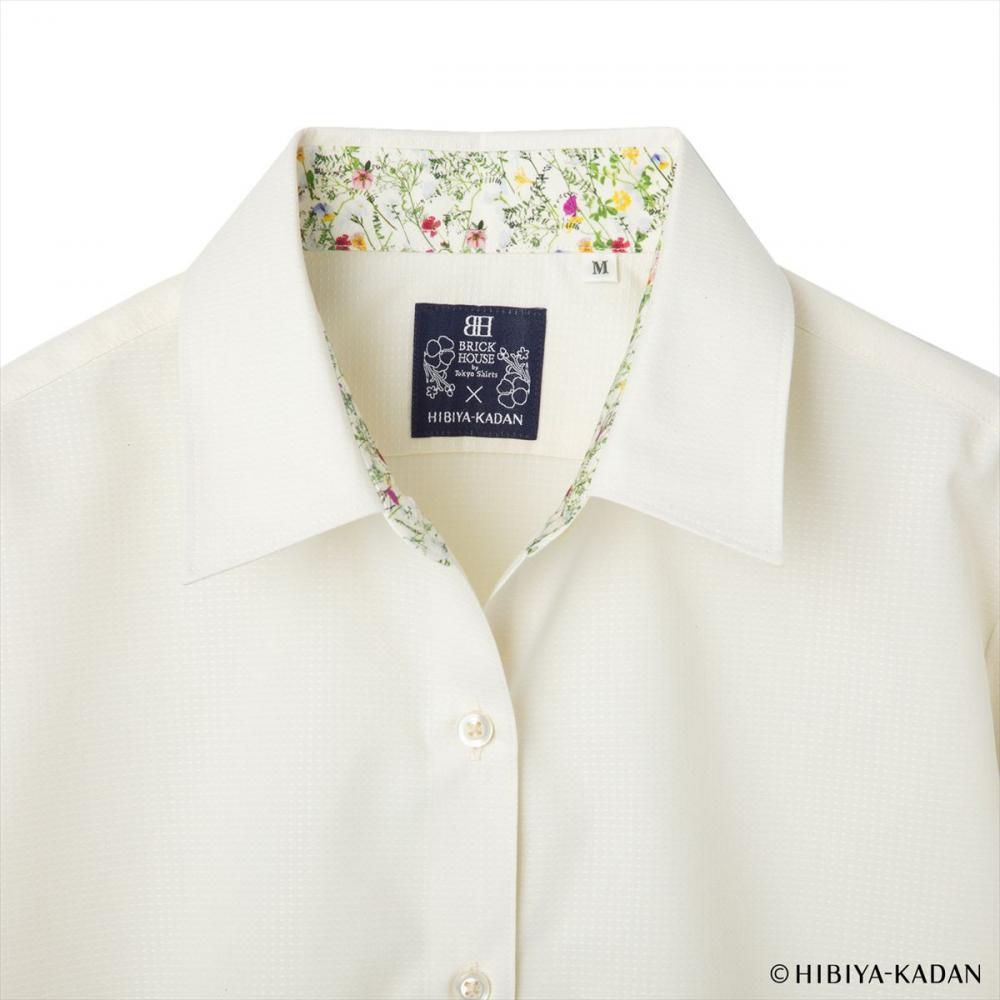 【販売開始前　購入不可　購入した際はキャンセルします】【TOKYO SHIRTS×HIBIYA KADAN】 透け防止 レギュラー 長袖 形態安定 レディースシャツ