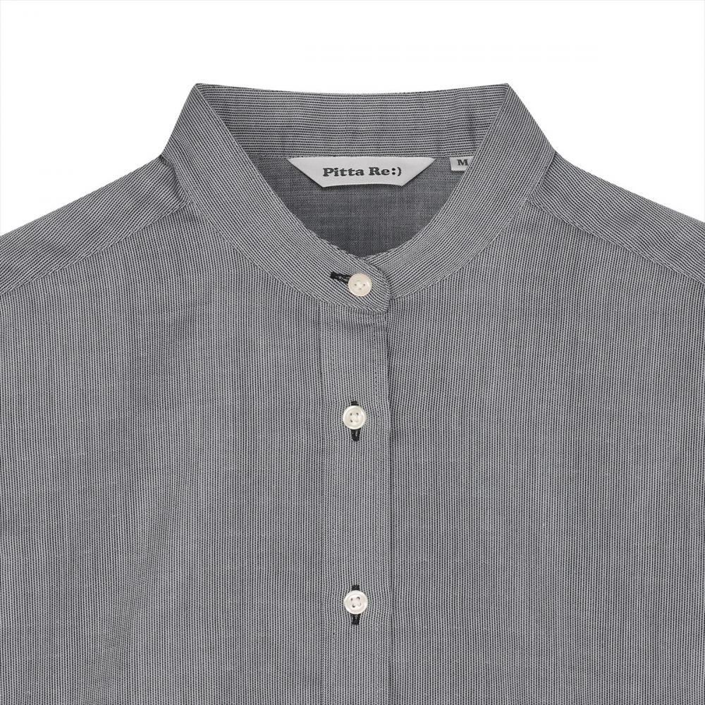 【Pitta Re:)】ふわっとガーゼシャツ レギュラーシルエット 七分袖 綿100% レディース カジュアルシャツ