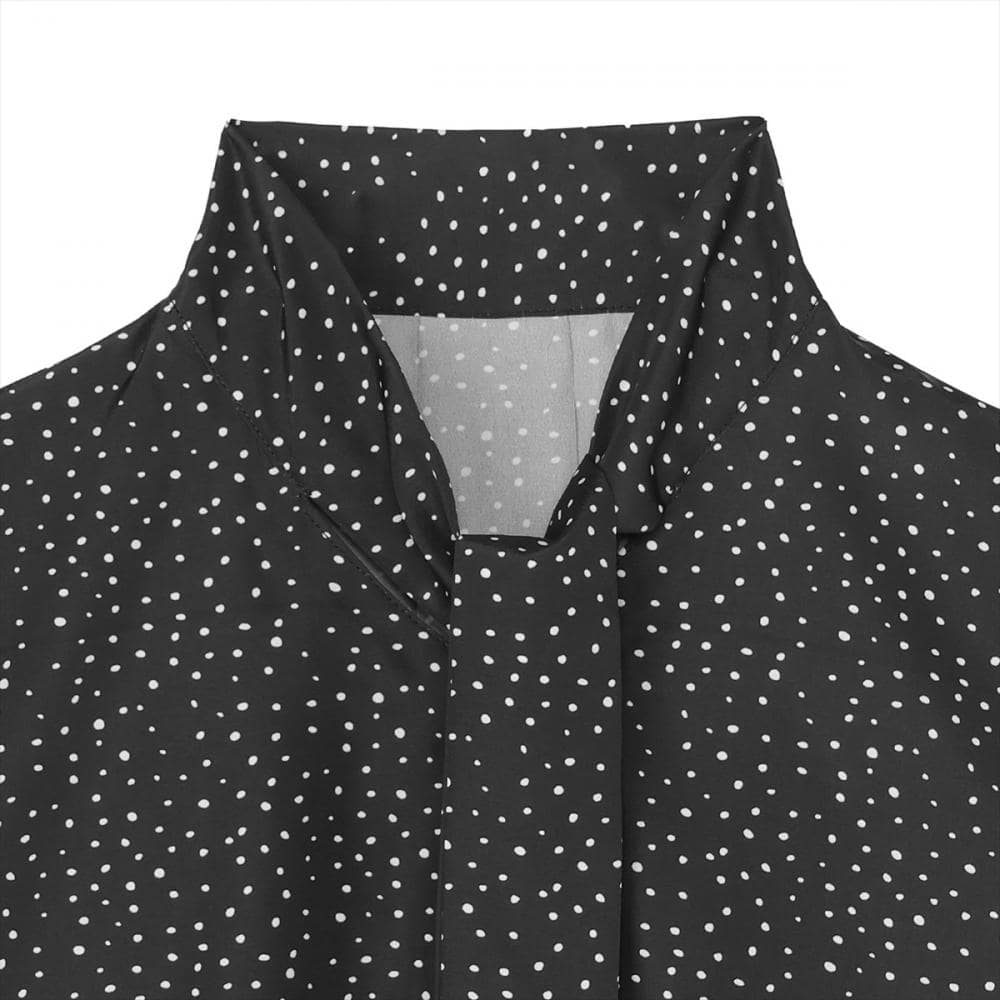 ボウタイ プリント ブラウス 長袖 レディース