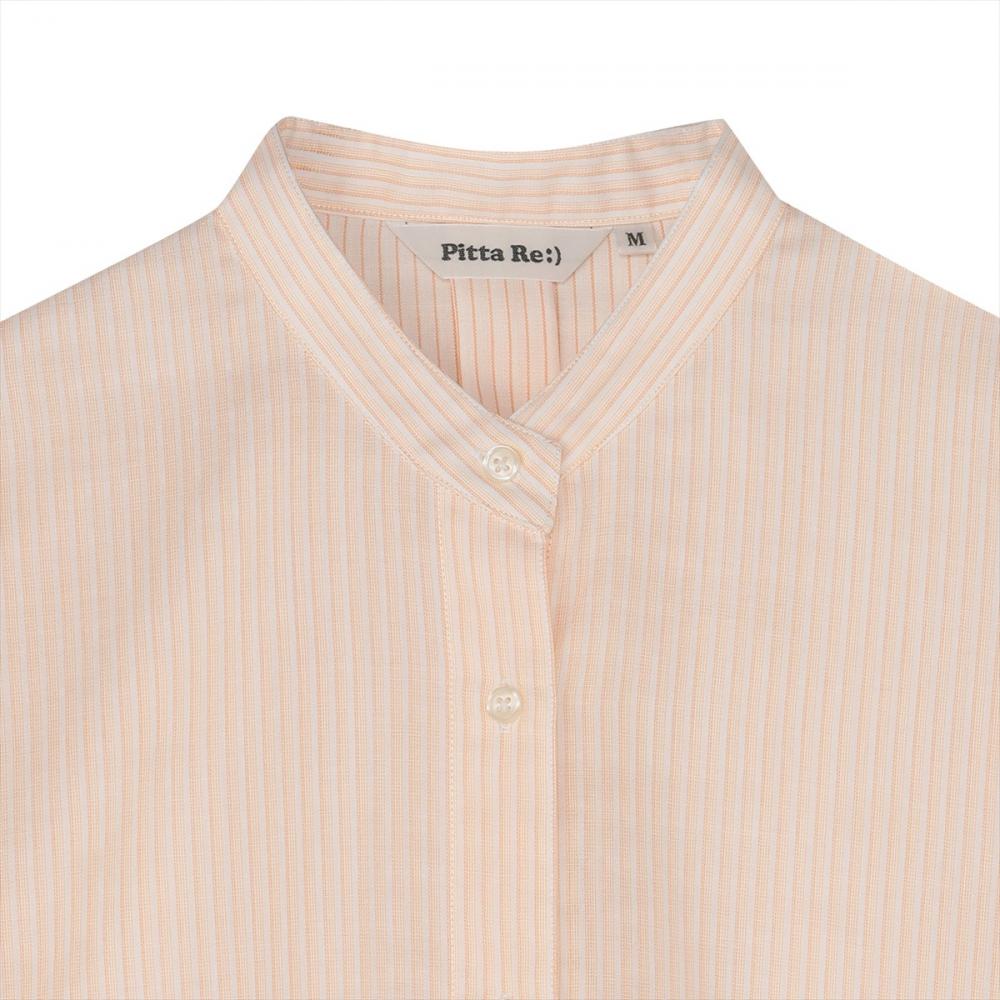 【Pitta Re:)】ふわっとガーゼシャツ オーバーシルエット 七分袖 綿100% レディース カジュアルシャツ