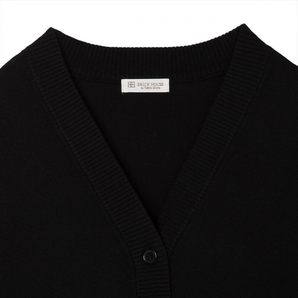 ニット 裾丸Ｖネック カーディガン レディース