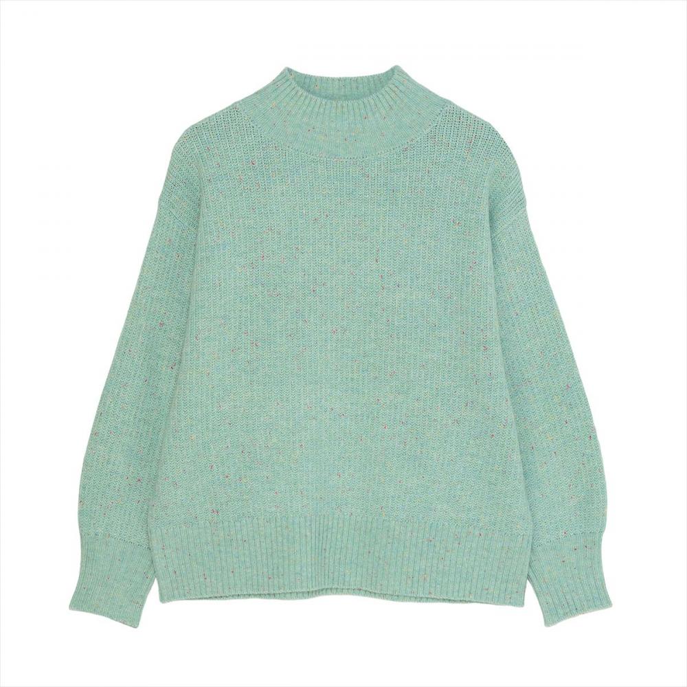 【Pitta Re:)】 ニット 畦ハイネック プルオーバー レディース