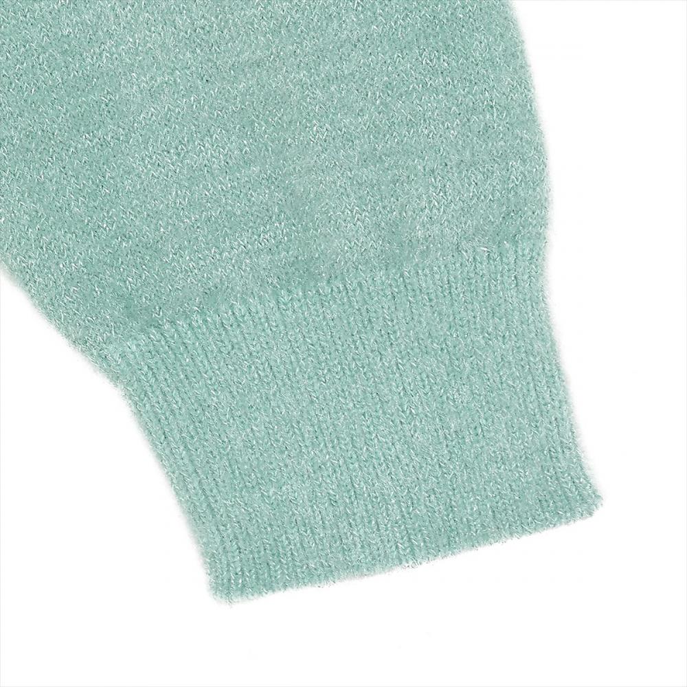 【Pitta Re:)】 ニット ラメフェザー プルオーバー レディース