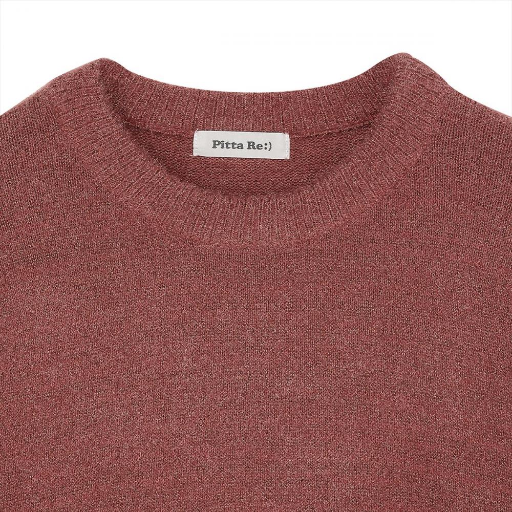 【Pitta Re:)】 ニット ラメフェザー プルオーバー レディース
