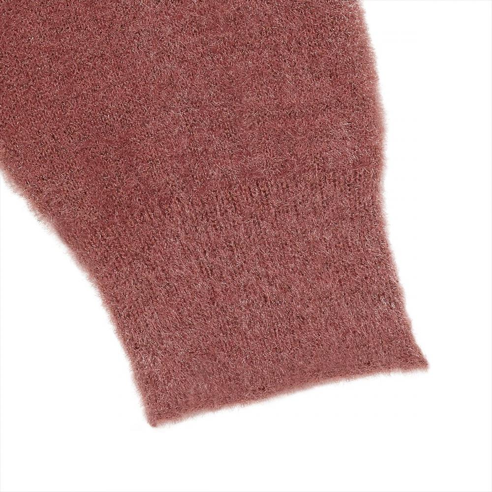 【Pitta Re:)】 ニット ラメフェザー プルオーバー レディース