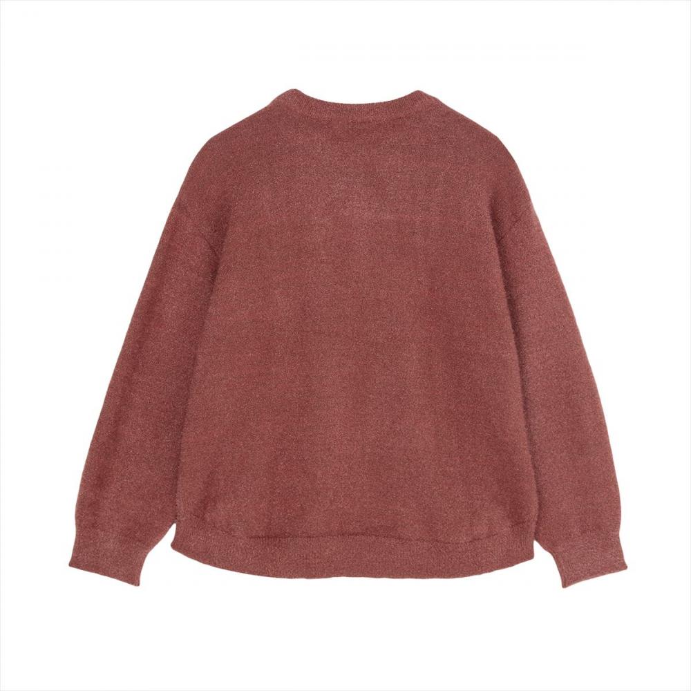 【Pitta Re:)】 ニット ラメフェザー プルオーバー レディース