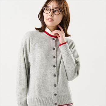 グレー×レッド