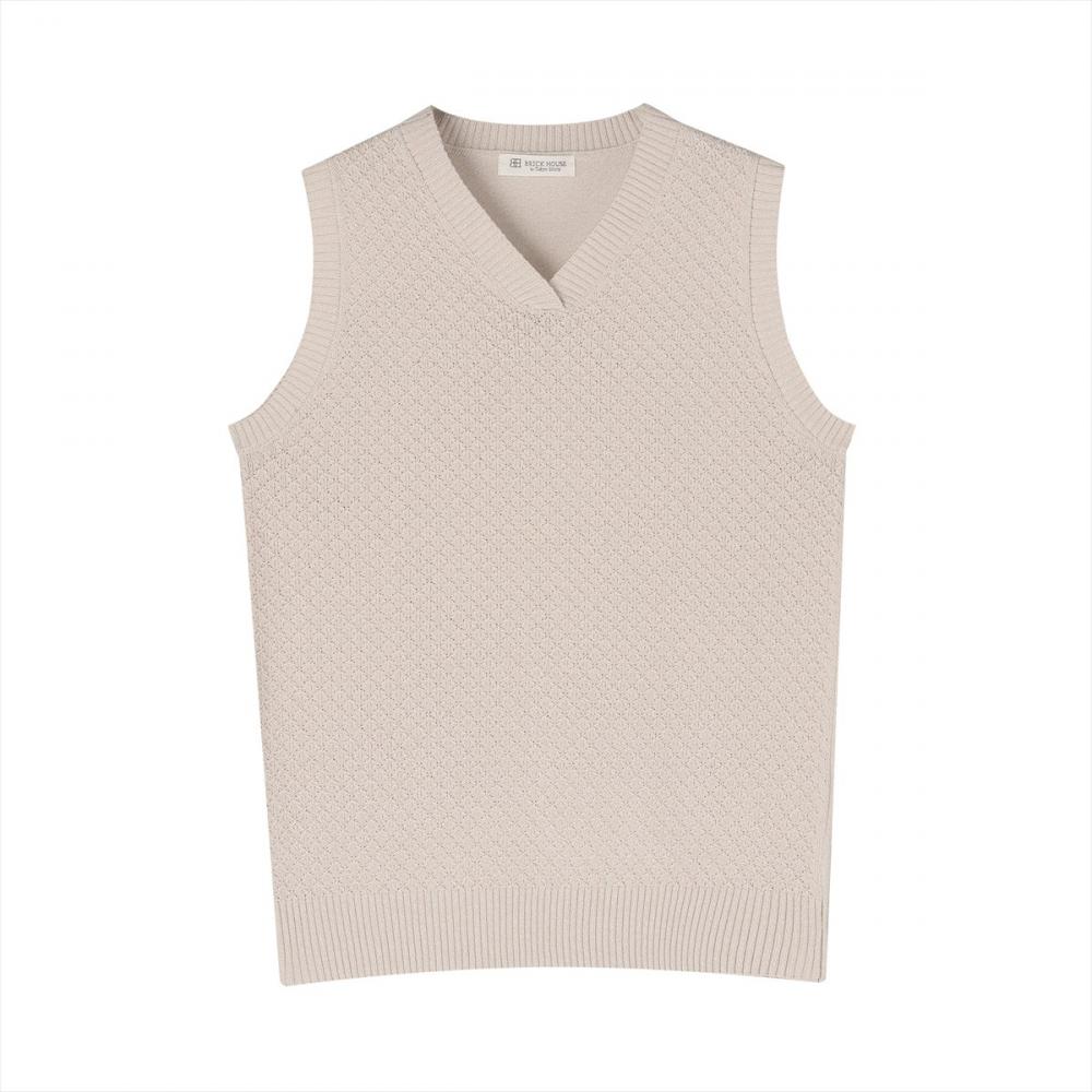 ニット Vネック ベスト レディース