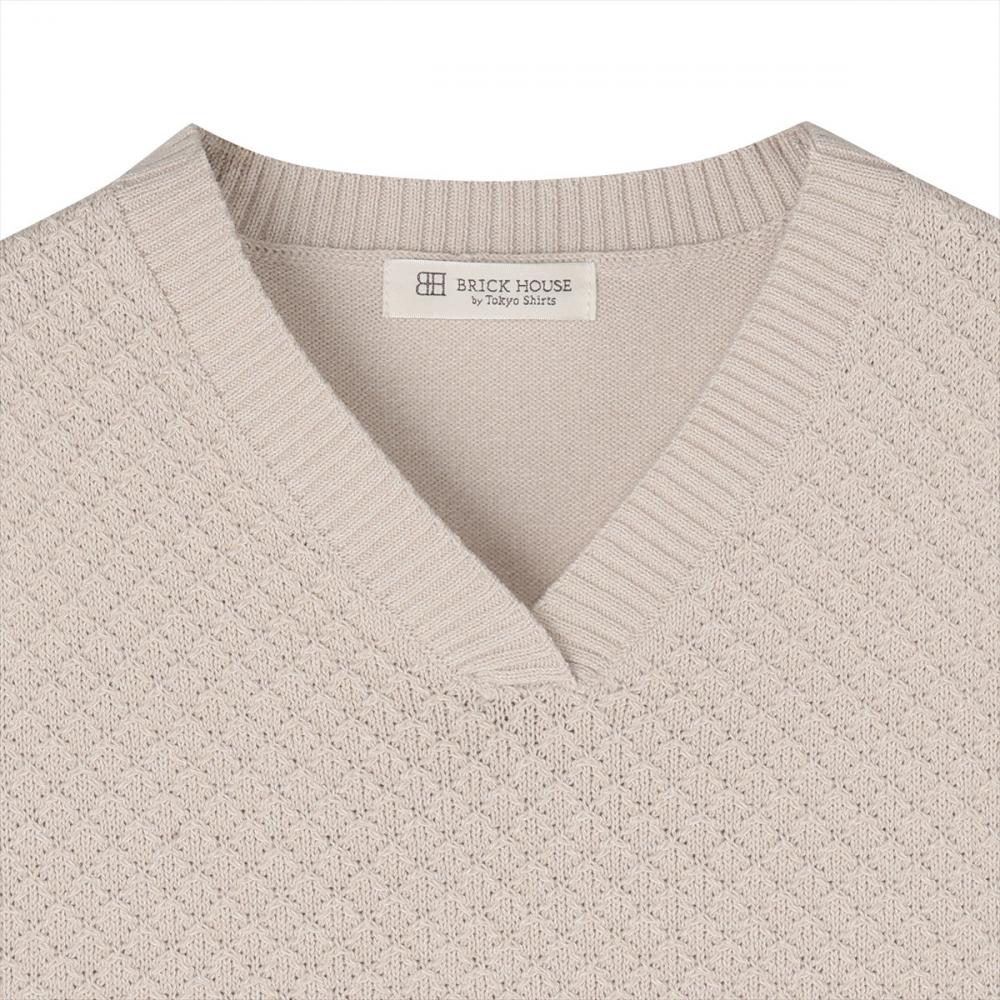 ニット Vネック ベスト レディース