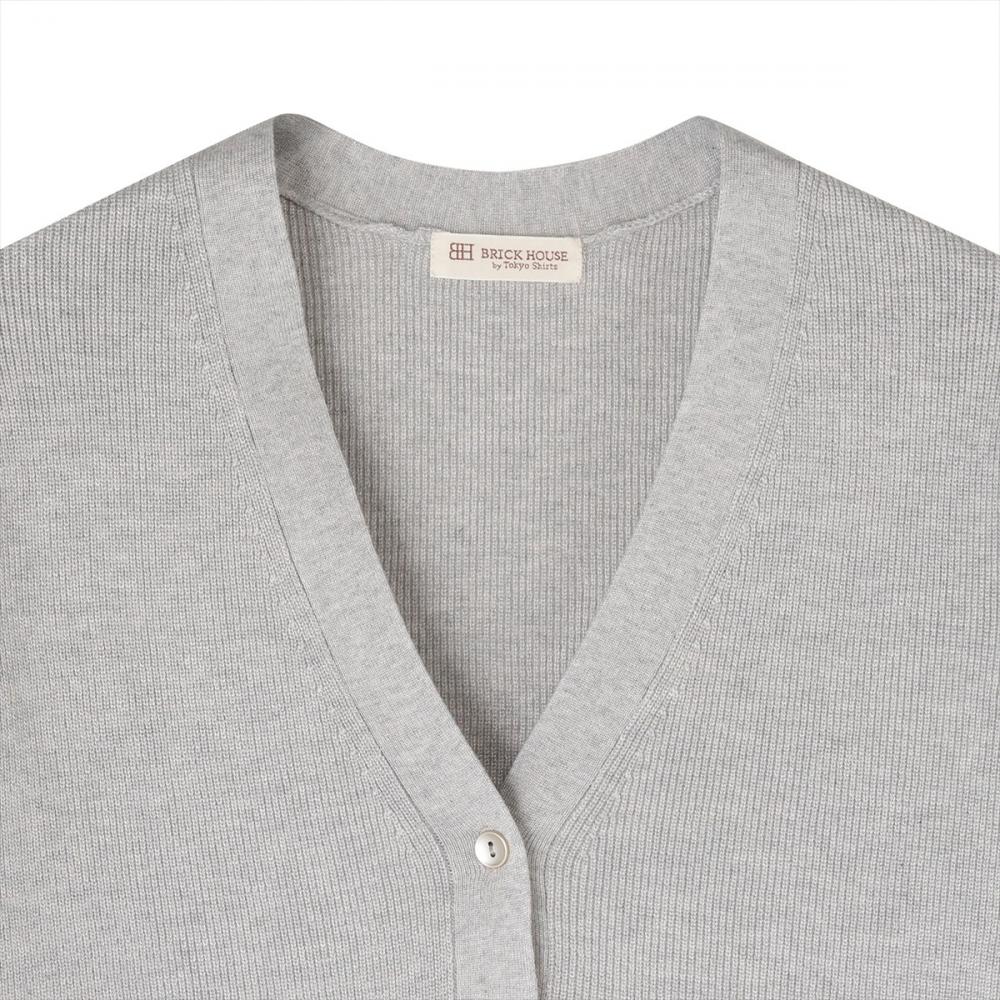 ニット 畔編み Ｖネック カーディガン レディース