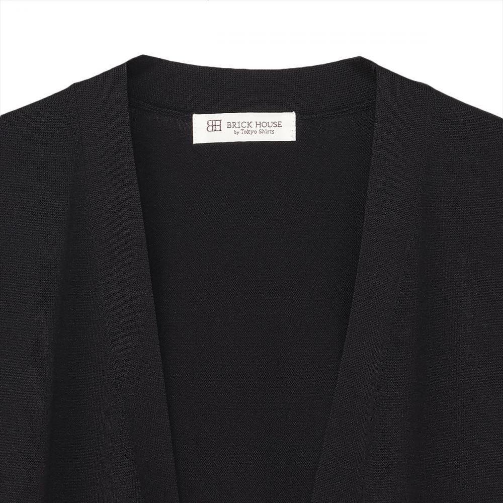 ニット ドライレーヨン ミドル丈 トッパーカーディガン レディース