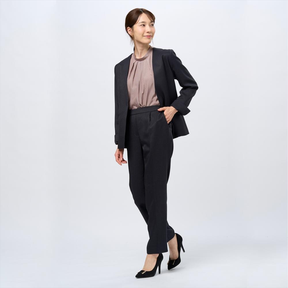 テーパードパンツ ウーリッシュ素材 レディース