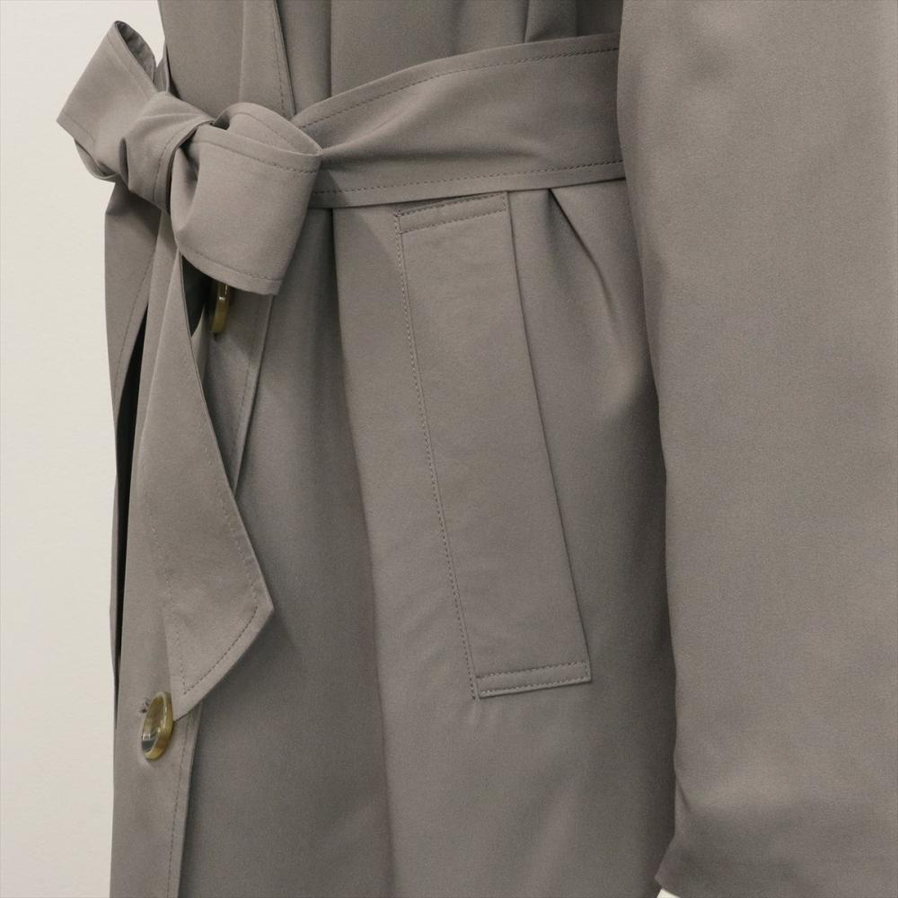 アウター トレンチコート グレージュ レディース