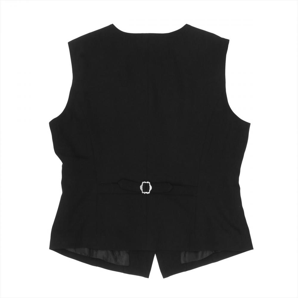 ジャケット オフィスベスト 黒 レディース(M 黒): 東京シャツ公式通販｜ノーアイロン形態安定ビジネスワイシャツ専門店