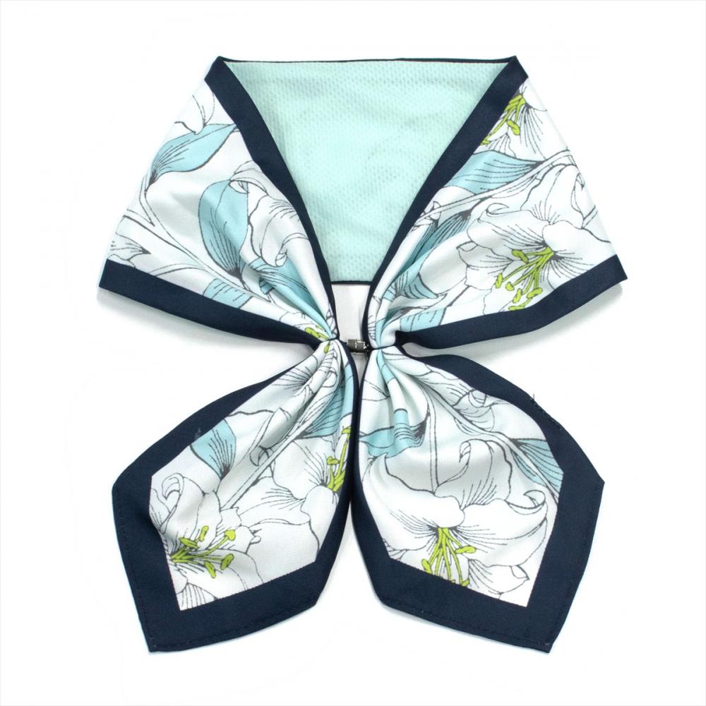 ひんやりワンタッチ スカーフ レディース