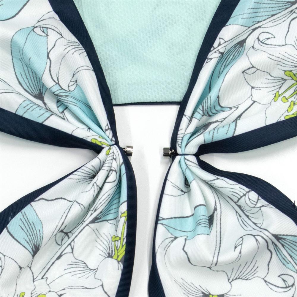 ひんやりワンタッチ スカーフ レディース