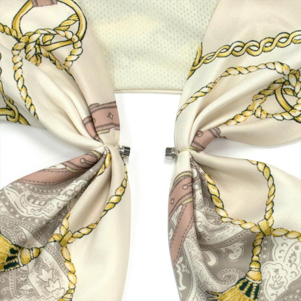 ひんやりワンタッチ スカーフ レディース