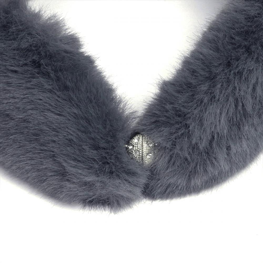 エコファー プチマフラー マグネット付 レディース