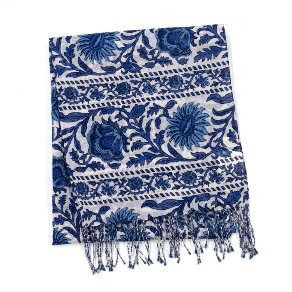 フラワーライン ストール レディース