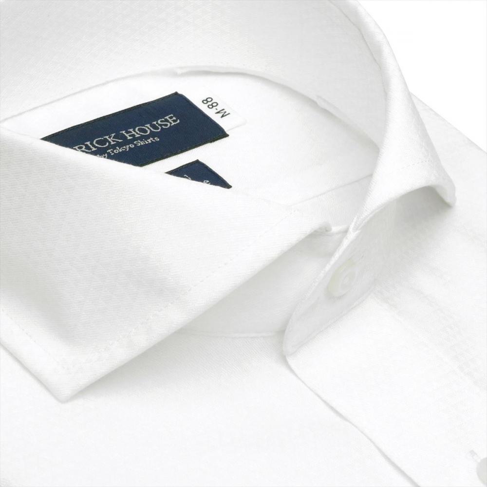 【超形態安定】 ホリゾンタルワイド 長袖 形態安定 ワイシャツ 綿100%