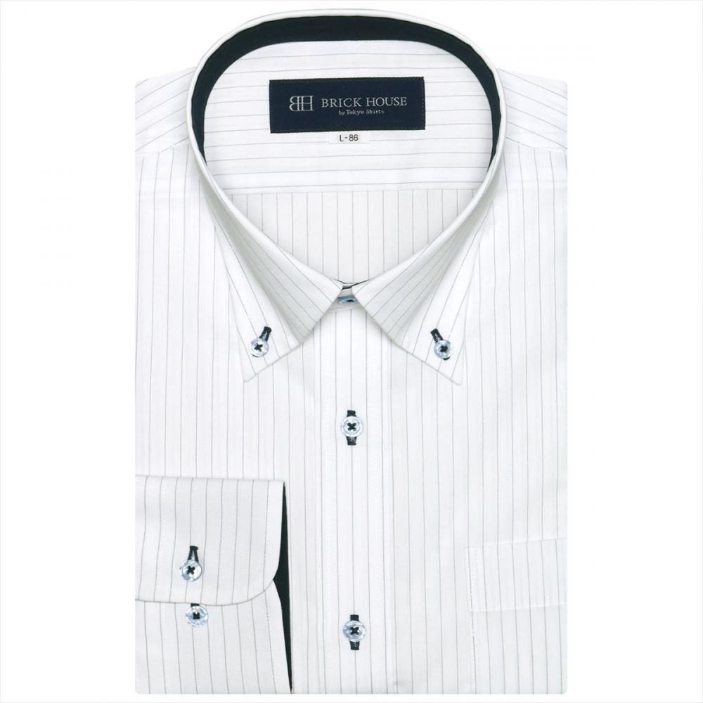 ボタンダウン 長袖 形態安定 ワイシャツ(S37-80 グレー): 東京シャツ公式通販｜ノーアイロン形態安定ビジネスワイシャツ専門店